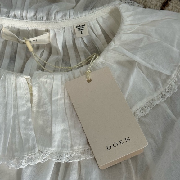 DÔEN Jean Top - Salt - Picture 5 of 7